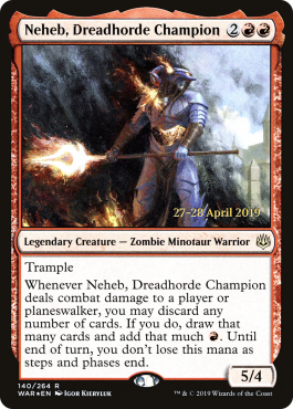 Neheb, champion de la Horde de l'effroi