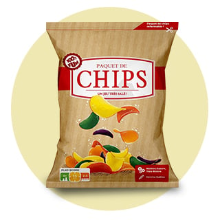 Boîte de jeu Paquet de Chips