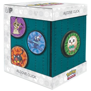alcove clic flip box pokemon alola ultra pro 16125 