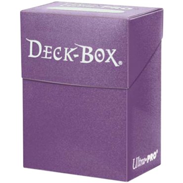 deck box 80 classique violet ultra pro 