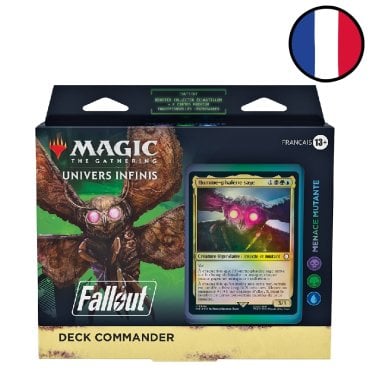 deck commander fallout menace mutante magic fr 