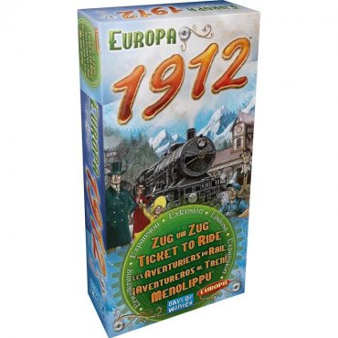 europe 1912 extension les aventuriers du rail jeu days of wonder boite 