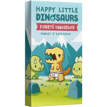 happy little dinosaurs extension puberte dangereuse jeu unstable games boite 