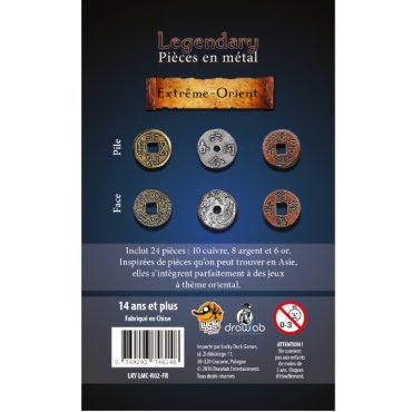 legendary metal coins extreme orient boite de jeu 
