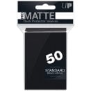 50 Pro-Matte Black Standard Size Sleeves - Ultra Pro