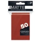 50 pochettes Pro-Matte Format Standard Red - Ultra Pro