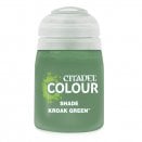 Pot of Shade Kroak Green paint 18ml 24-29 - Citadel Colour