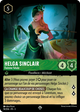 Helga Sinclair - Femme fatale