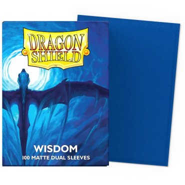 100 pochettes dual matte format standard wisdom dragon shield at 15057 