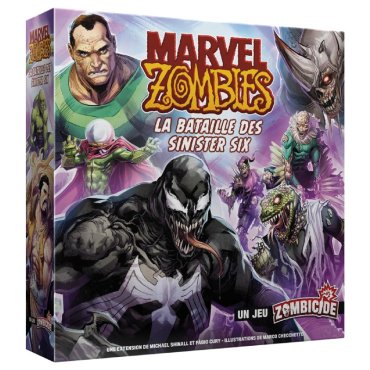 marvel zombies extension la bataille des sinister six jeu cmon boite de jeu 