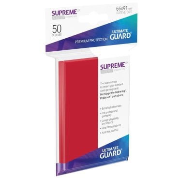 ugd010802 50 pochettes supreme ux format standard red ultimate guard 1 