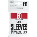 60 Pochettes Just Sleeves Format Japonais 62 x 89 mm Rouge - Gamegenic