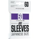 60 Pochettes Just Sleeves Format Japonais 62 x 89 mm Violet - Gamegenic