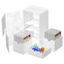 Deckbox Twin Flip'n'Tray Deck Case 200+ XenoSkin White Monocolor - Ultimate Guard